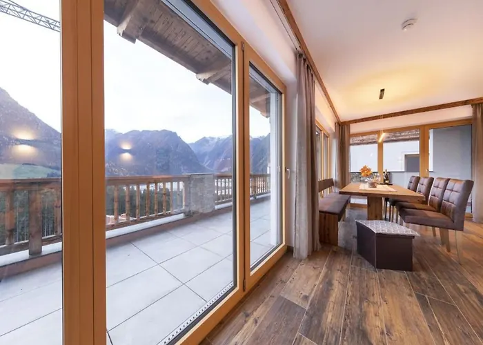 Alpine Family Near Wildkogel