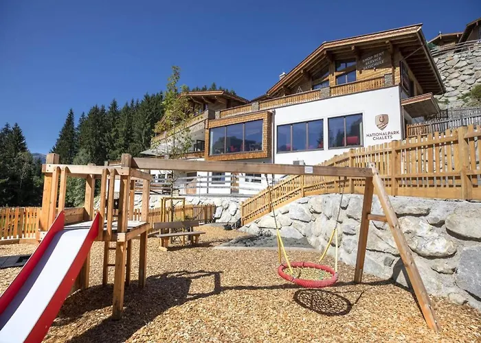 Alpine Family Near Wildkogel