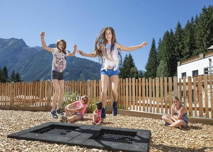 Alpine Family Near Wildkogel